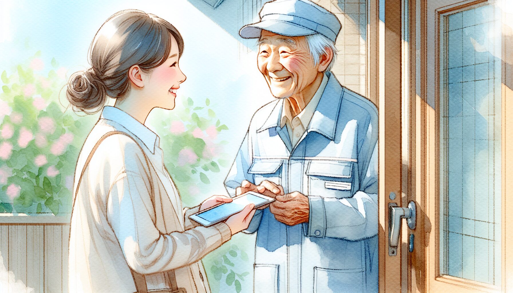 郵便局の訪問見守りサービス