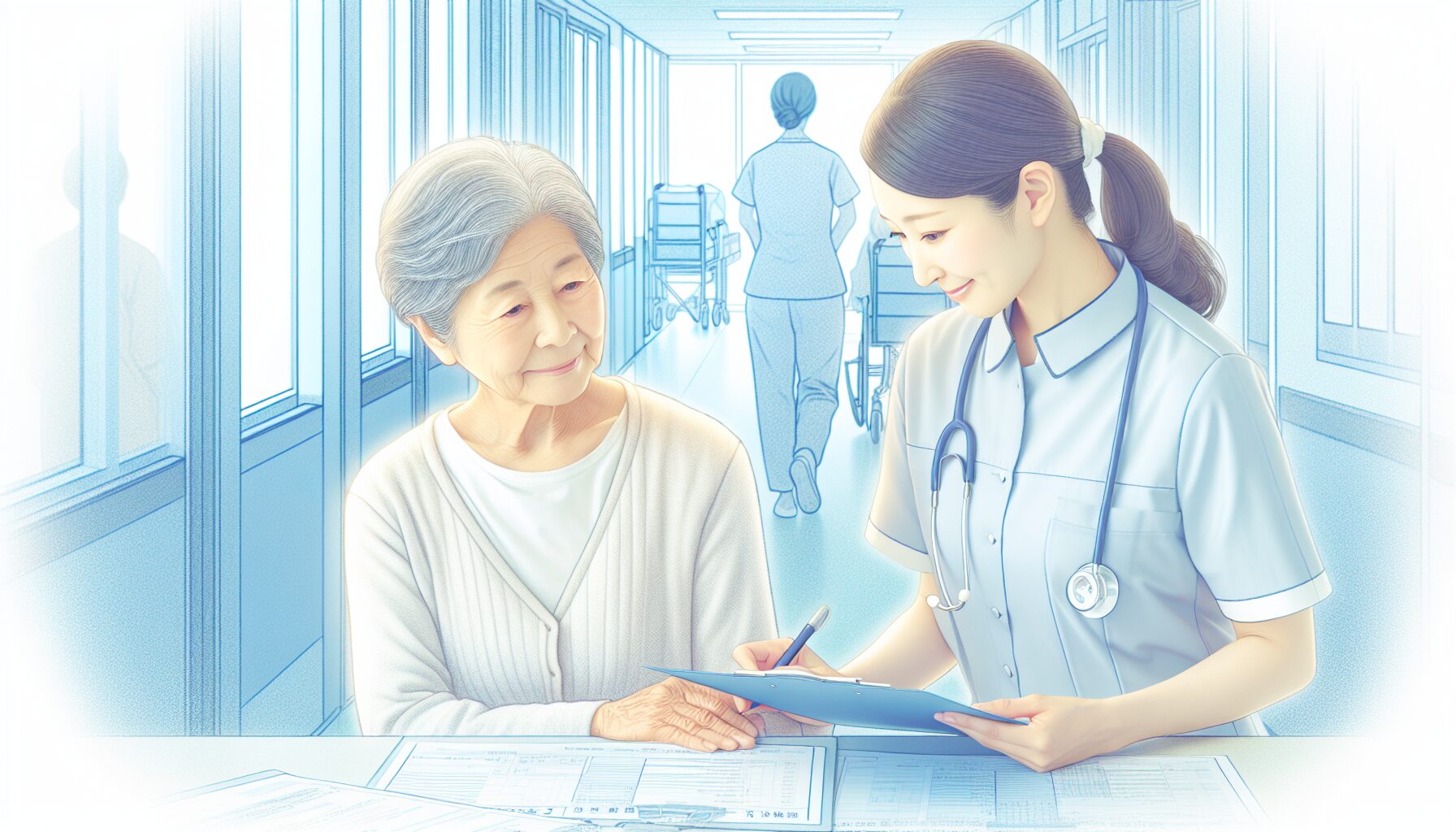 入院手続きのイメージ