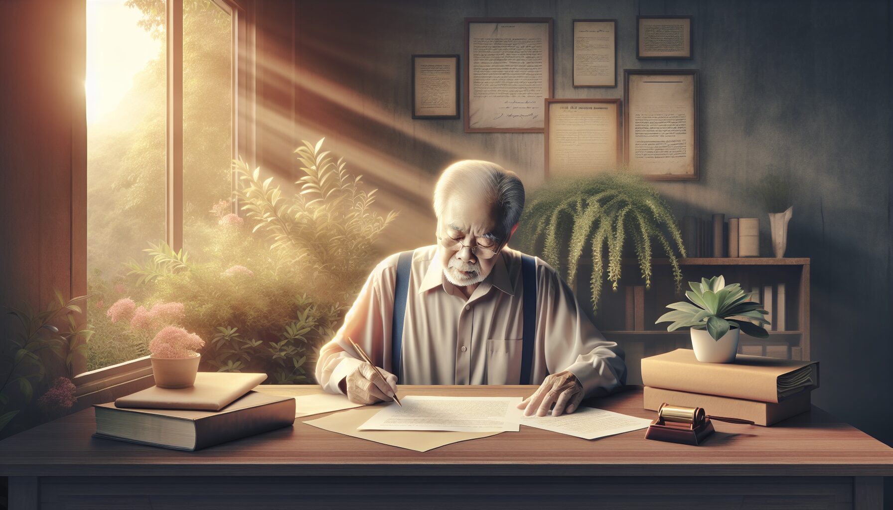 終活・書類整理のイメージ