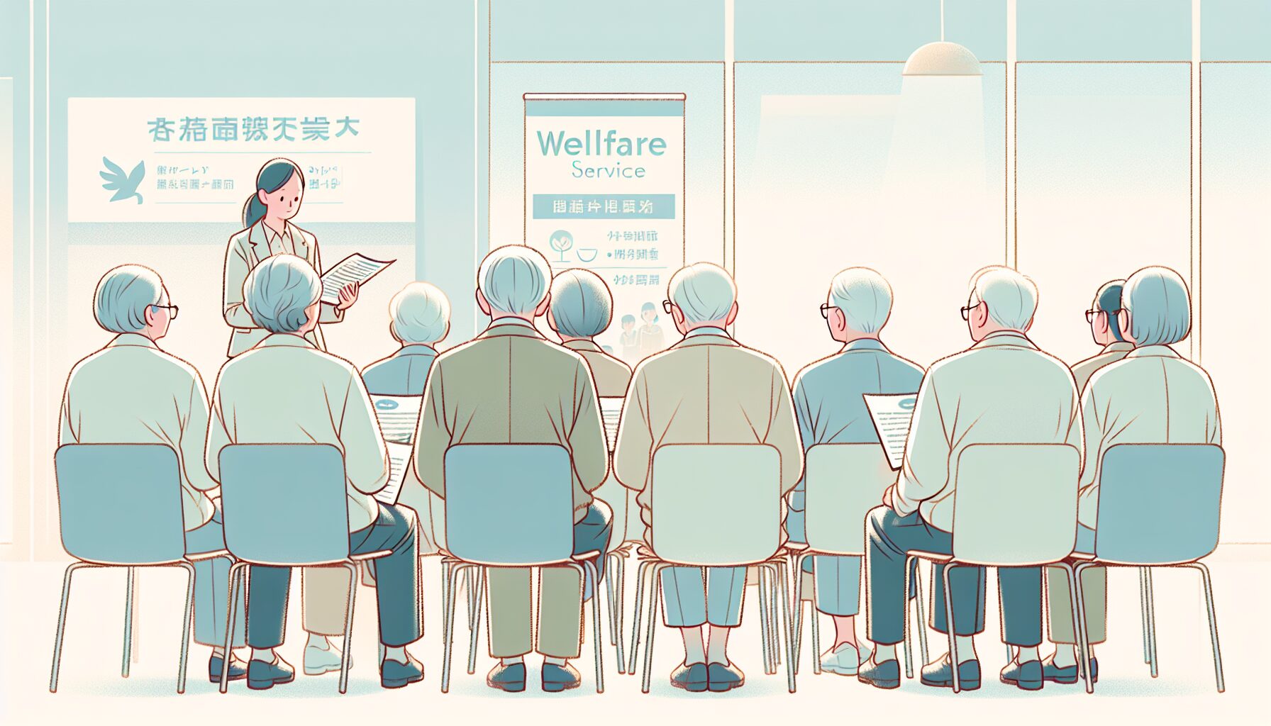 大阪の終活セミナーに参加する高齢者たち