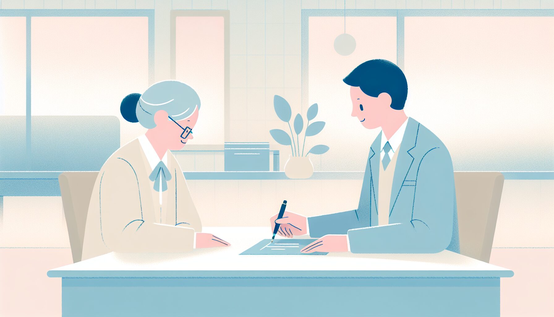 死後事務委任契約の確認ポイントチェックリストのイラスト