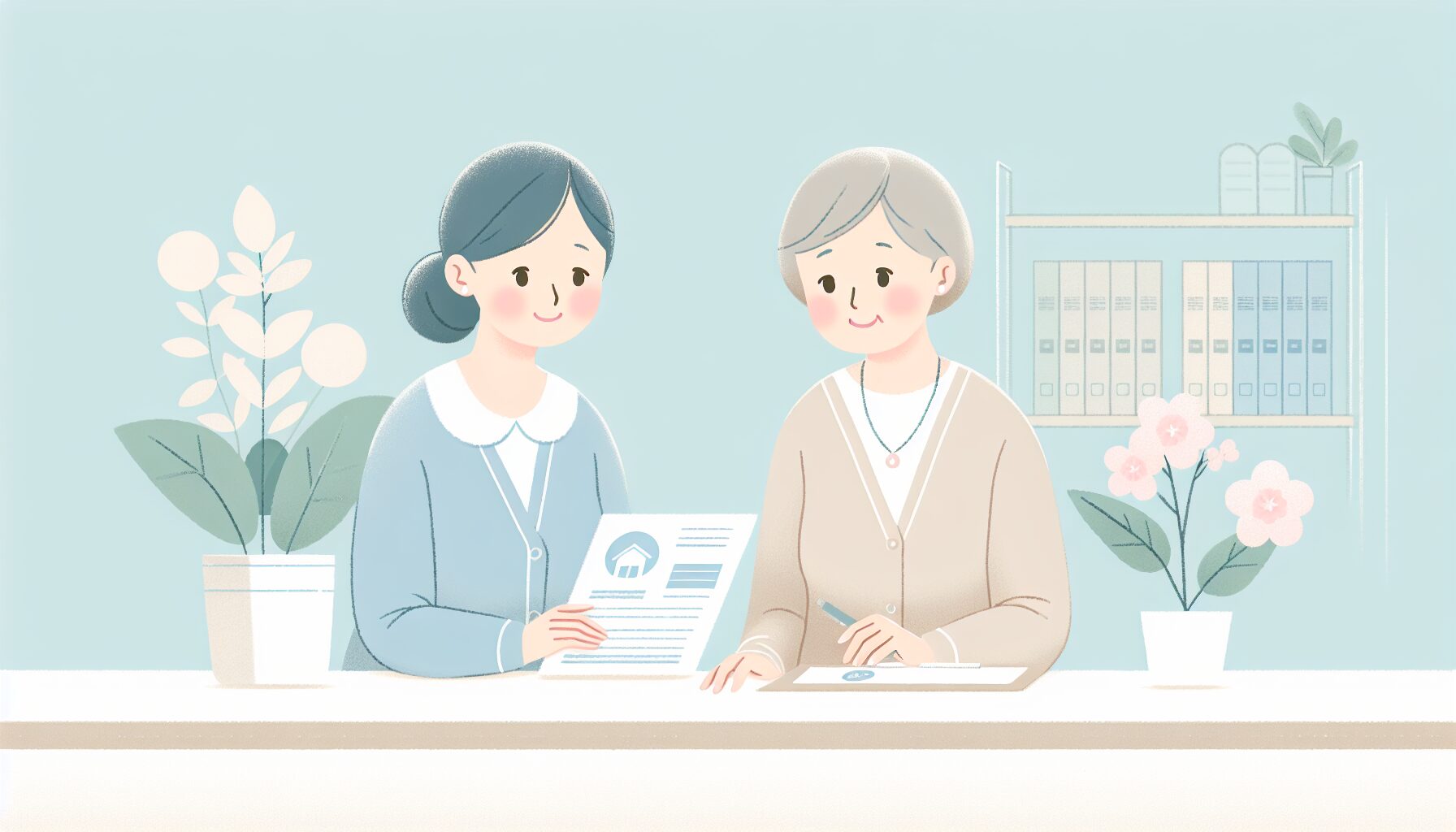 住まいの公的支援制度の相談イメージ